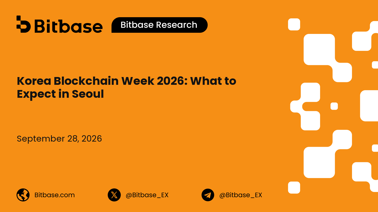 Korea Blockchain Week 2026: What to Expect in Seoul, Dates, Speakers and Tickets