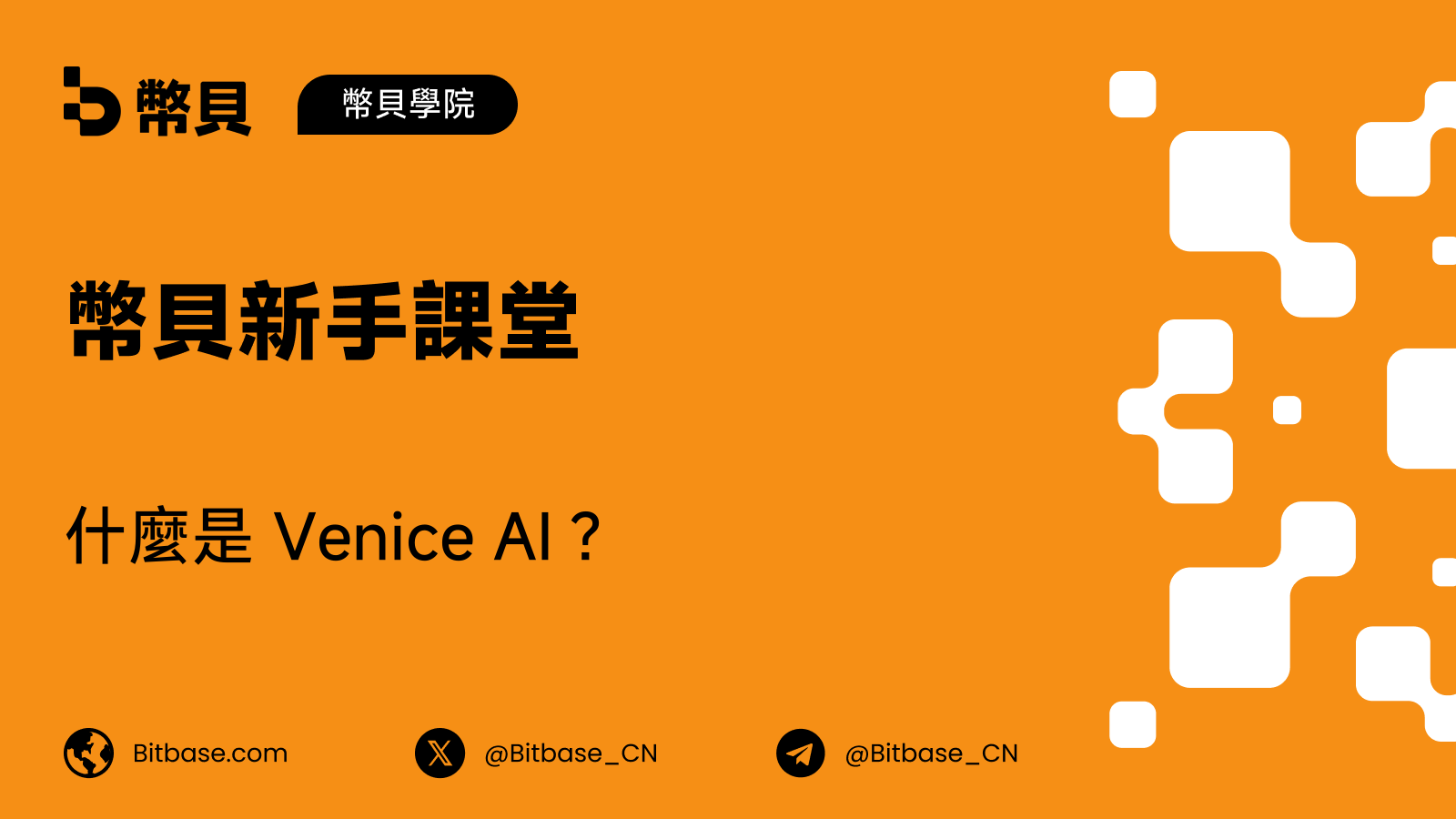 什麼是 Venice AI(VVV)?隱私模式、代幣與 DIEM